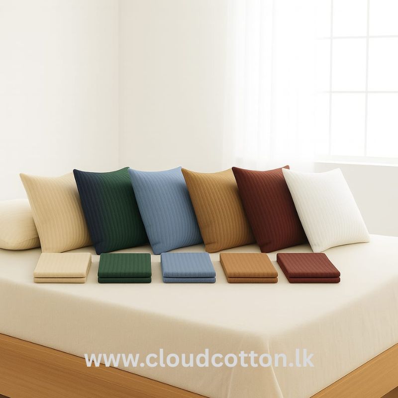 Ultra-Soft Cotton-Blend Striped Pillowcase - Image 2