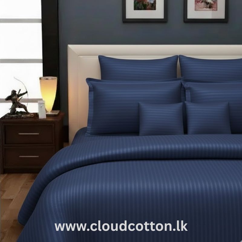 100% Cotton Stripe Bed Sheet - Image 9