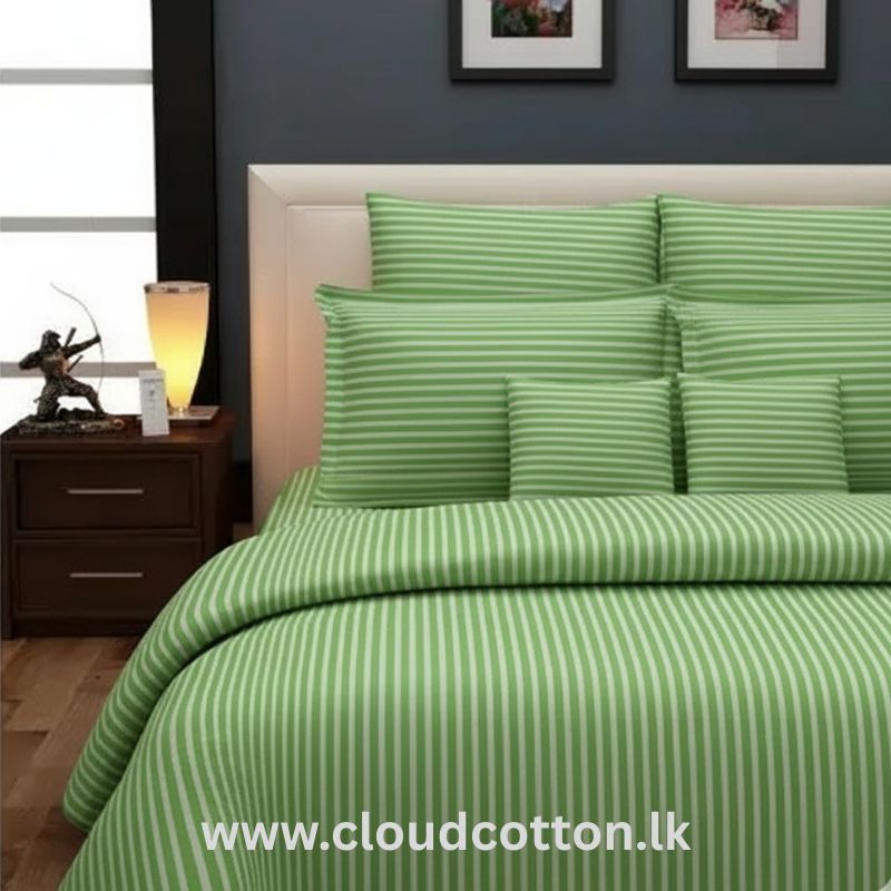 100% Cotton Stripe Bed Sheet - Image 4
