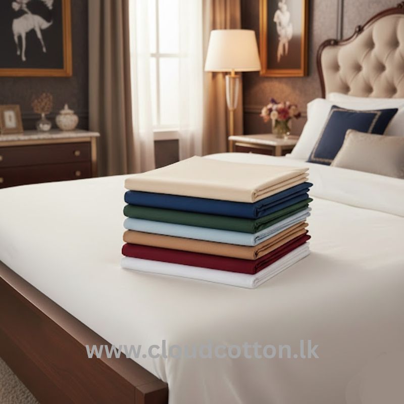 Luxury Hotel Grade 100% Cotton Striped Bed Sheets - Image 2
