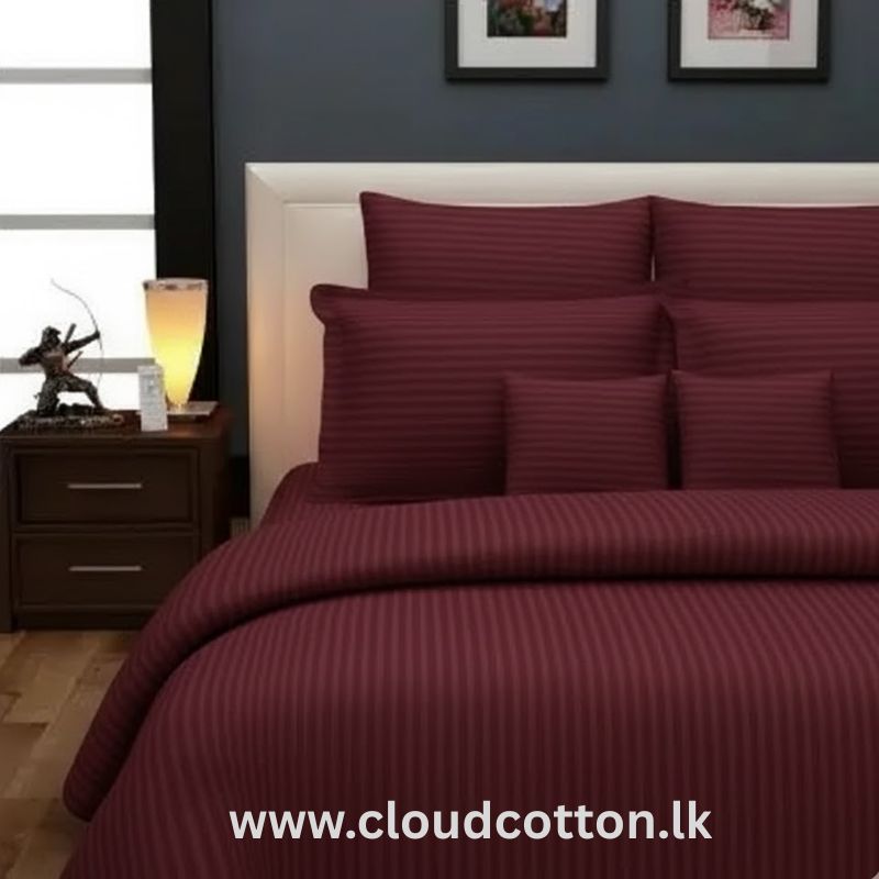 100% Cotton Stripe Bed Sheet - Image 3
